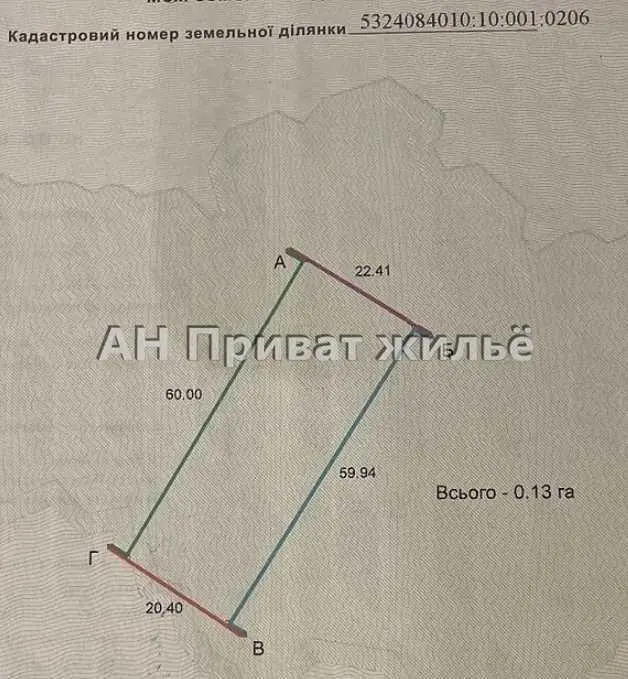 Ділянка — Терентіївка