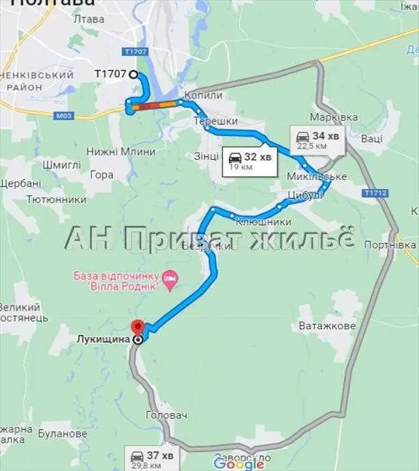 Ділянка — Лукищина
