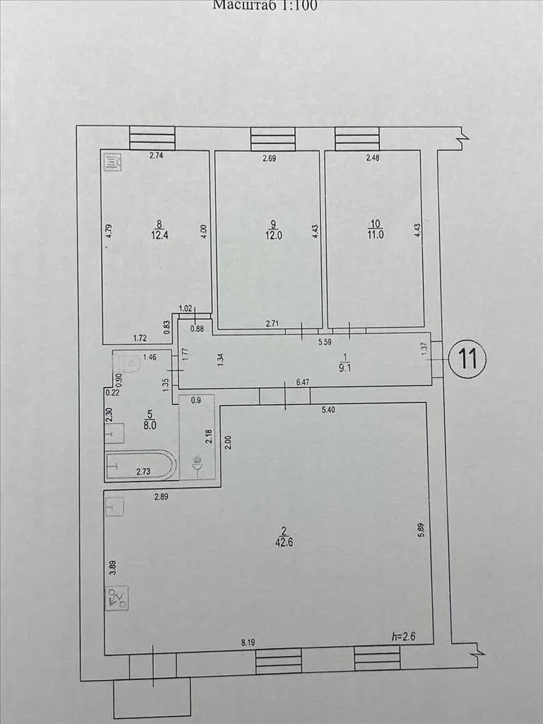 Квартира · 4+ кімнати — Центр