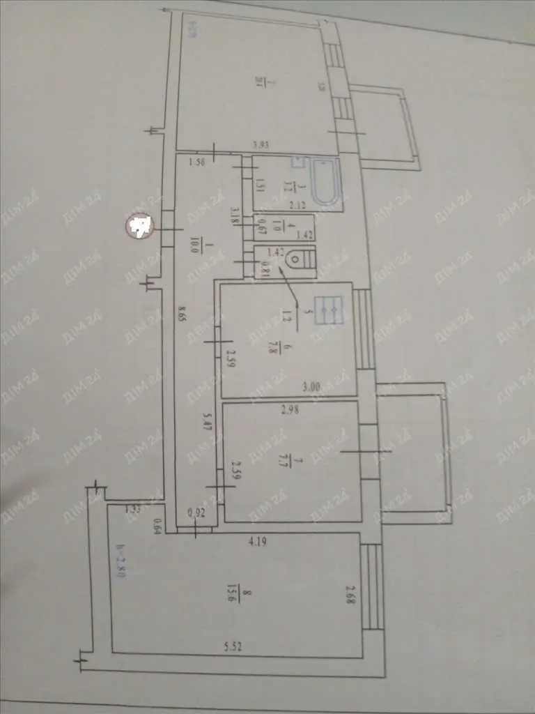 Квартира · 3 кімнати — Дублянщина