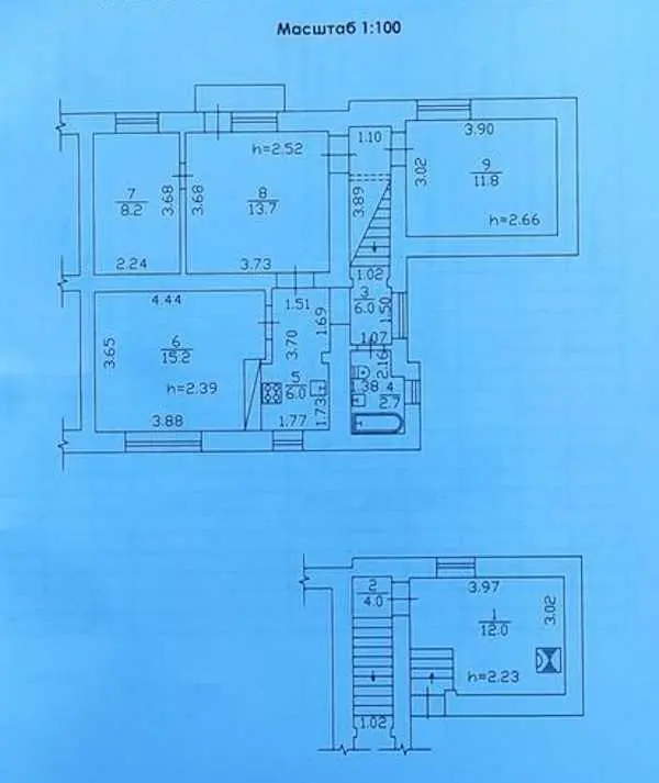 Відмінна чотирикімнатна квартира в центрі Полтави