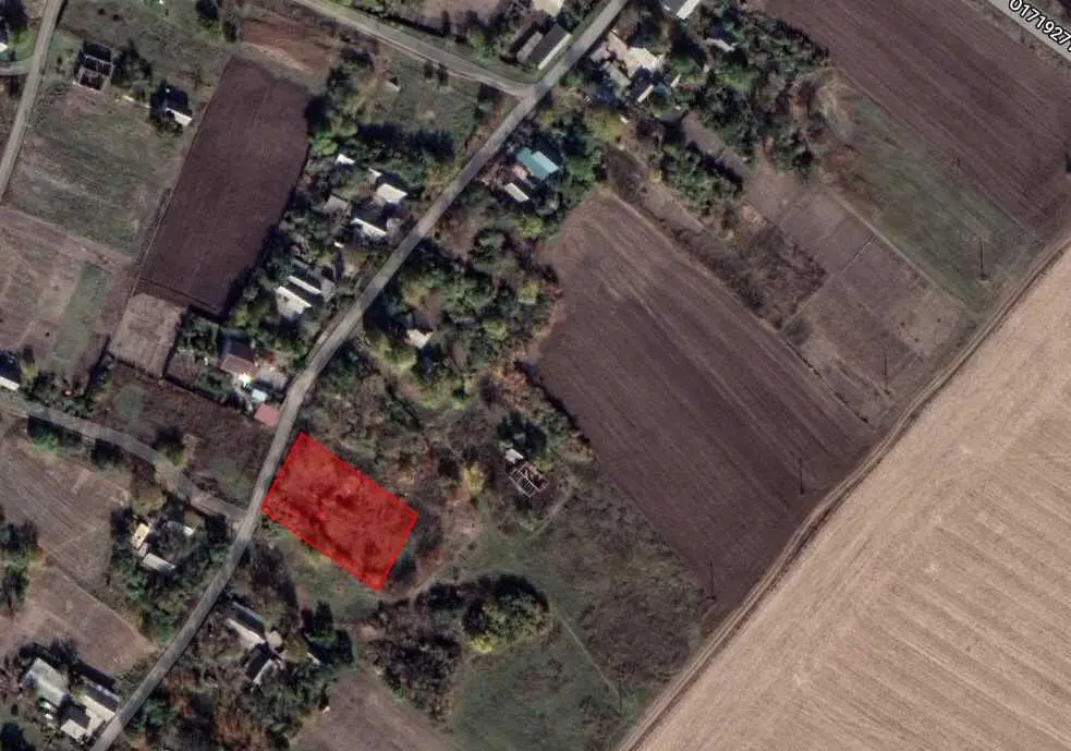 Продается хороший земельный участок под застройку в с.Андреевка, Полтавский р-н