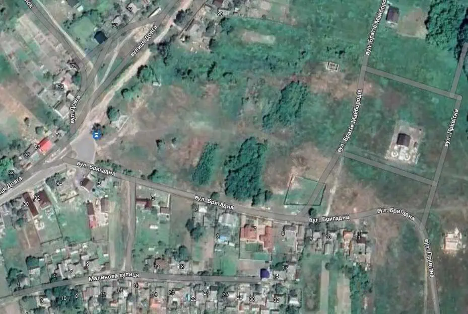  Вакуленцы. Прямоугольный участок под застройку. 