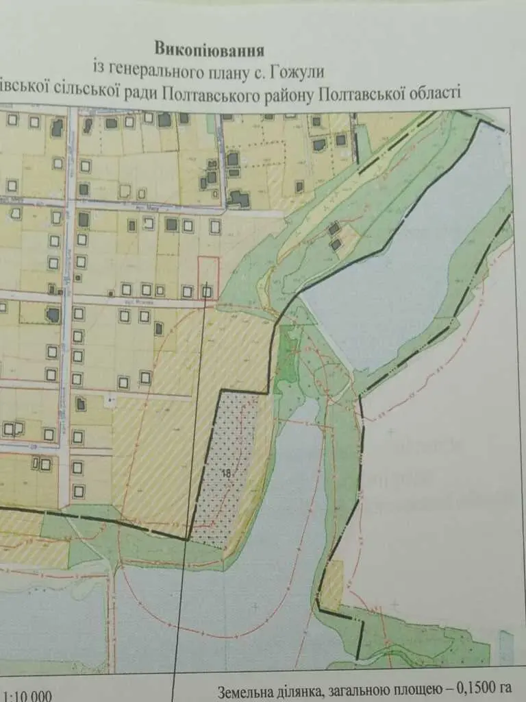 Ділянка в Гожулах з гарним видом!