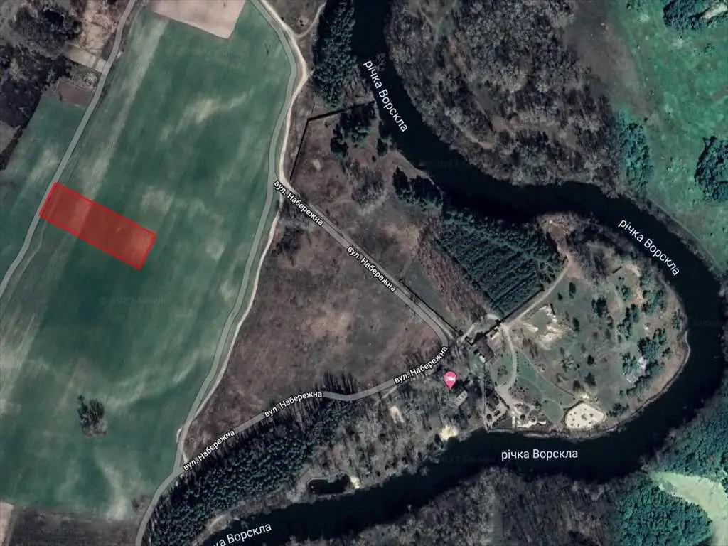 Ділянка 50 соток для будівництва, поряд річка та сосновий ліс! 