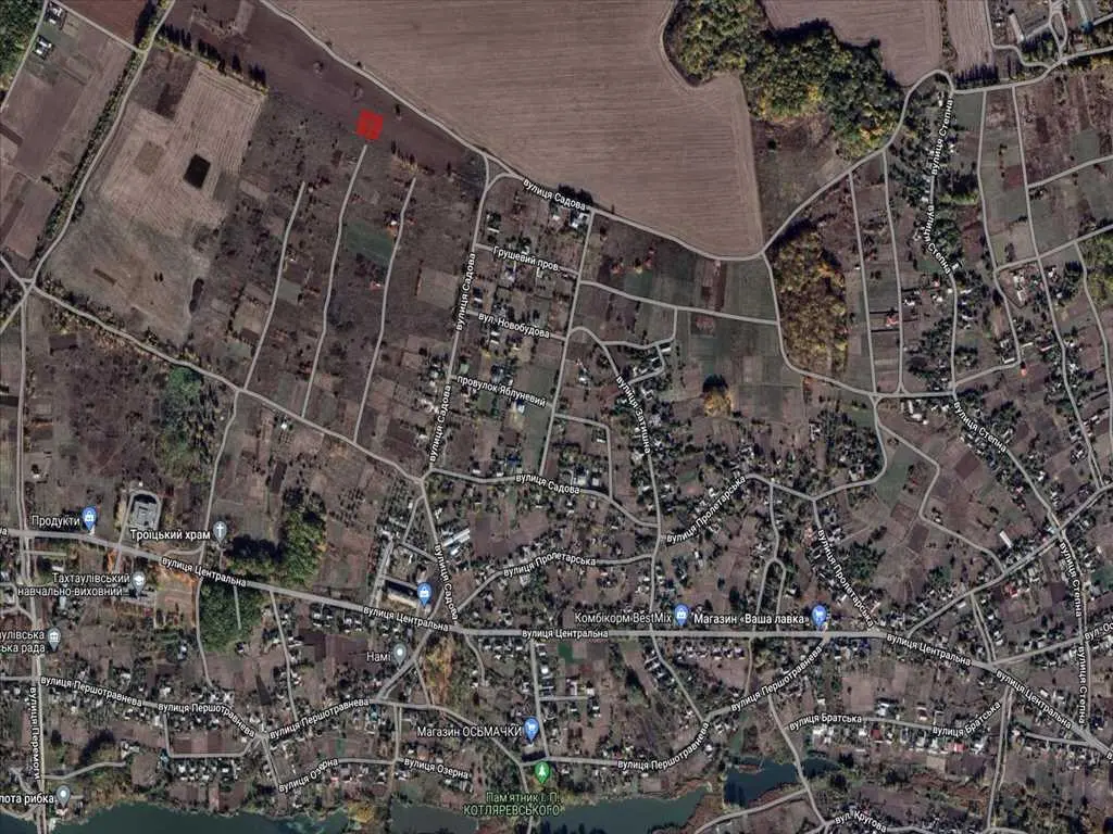 Ділянка під житлову забудову 7 км від Полтави!