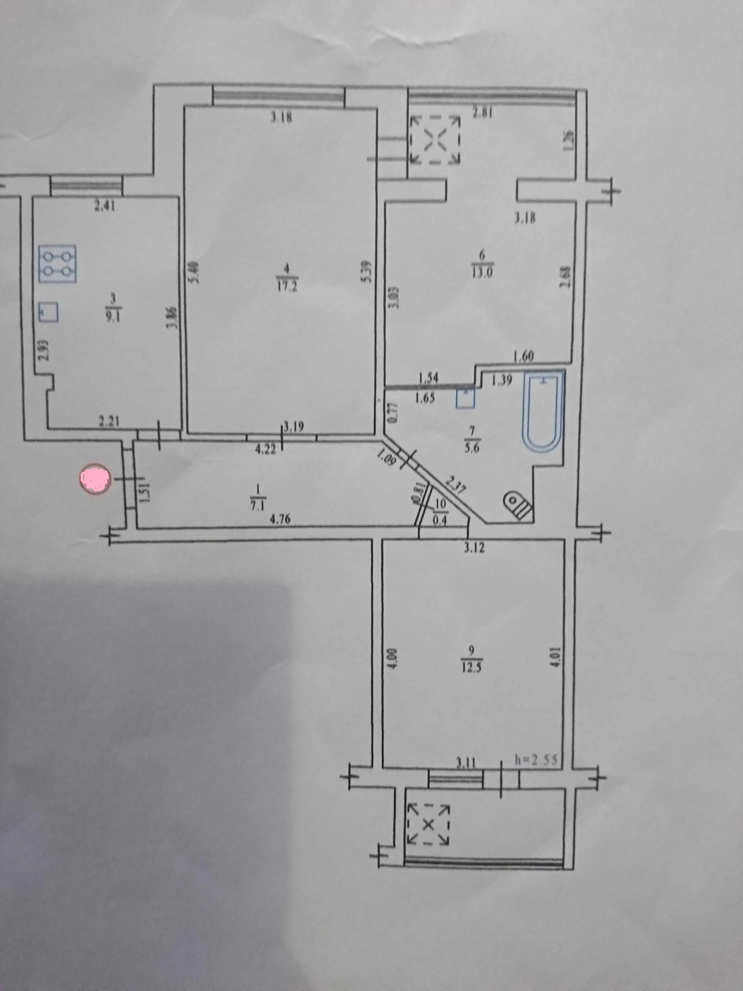Продам 3-x кімнатну квартиру з індивідуальним дизайном на Леваді