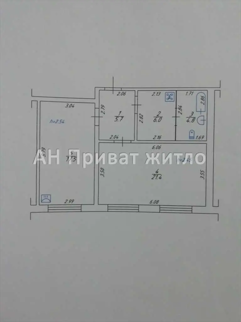 Двокімнатна квартира в Гожулах