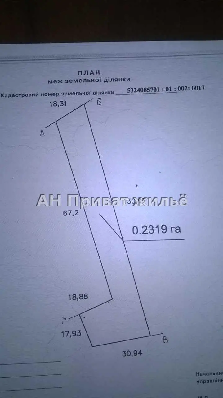Земельна ділянка в мальовничому місці с.Тахтаулове. 