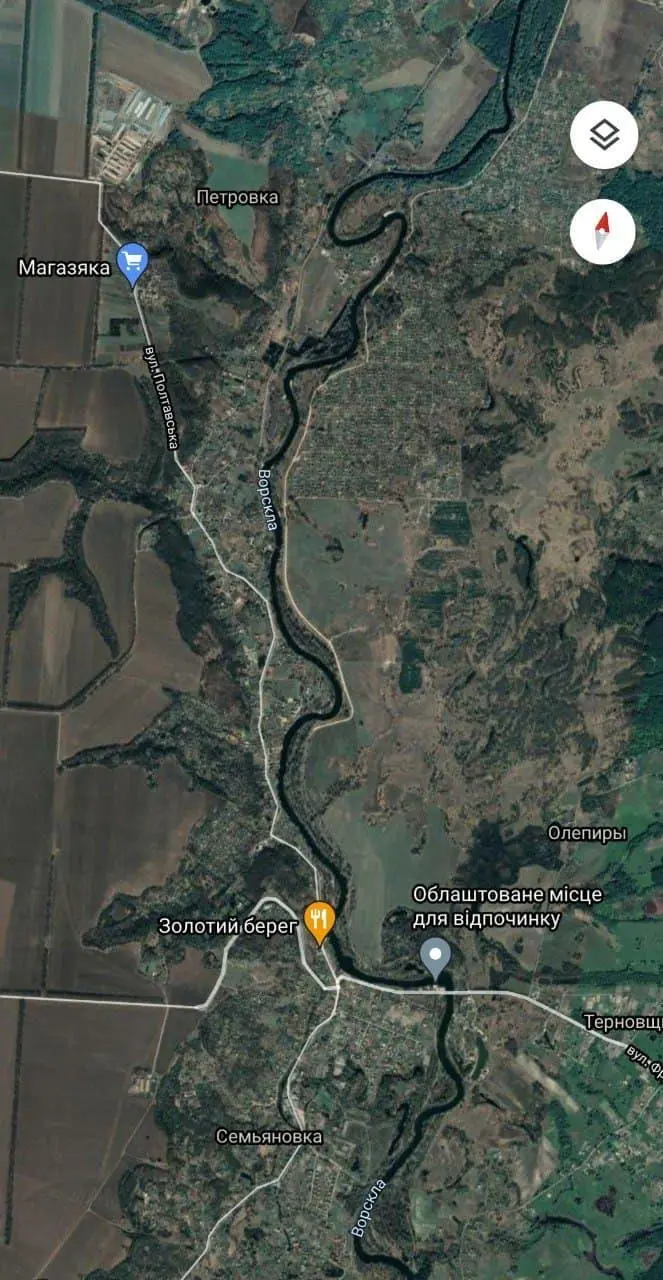 Ділянка для дачі поряд з річкою!