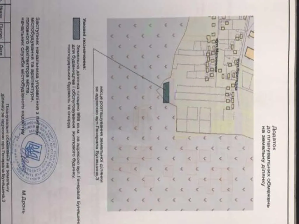 Ділянка під забудову на Вакуленцях!