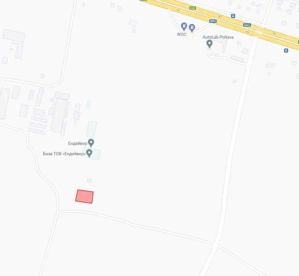 Ділянка поруч траси Київ - Харків