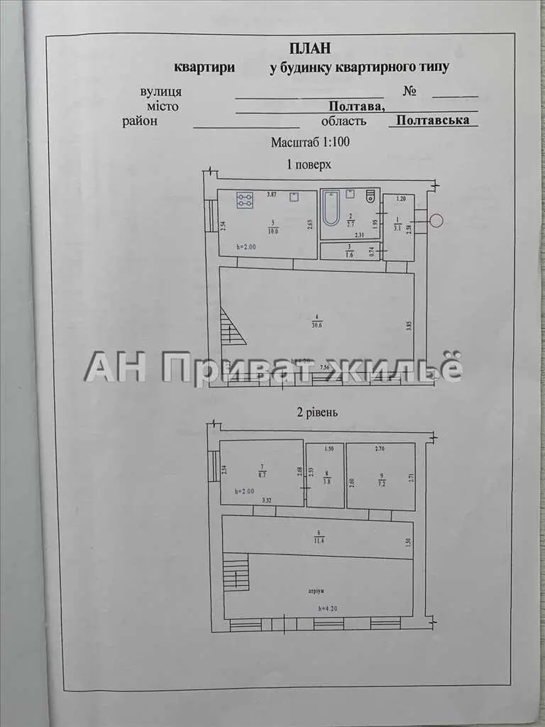 Сучасна та унікальна квартира в серці Полтави!