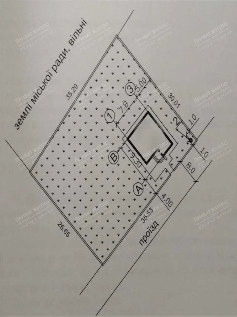 Продаж земельної ділянку в Рибцях під забудову.