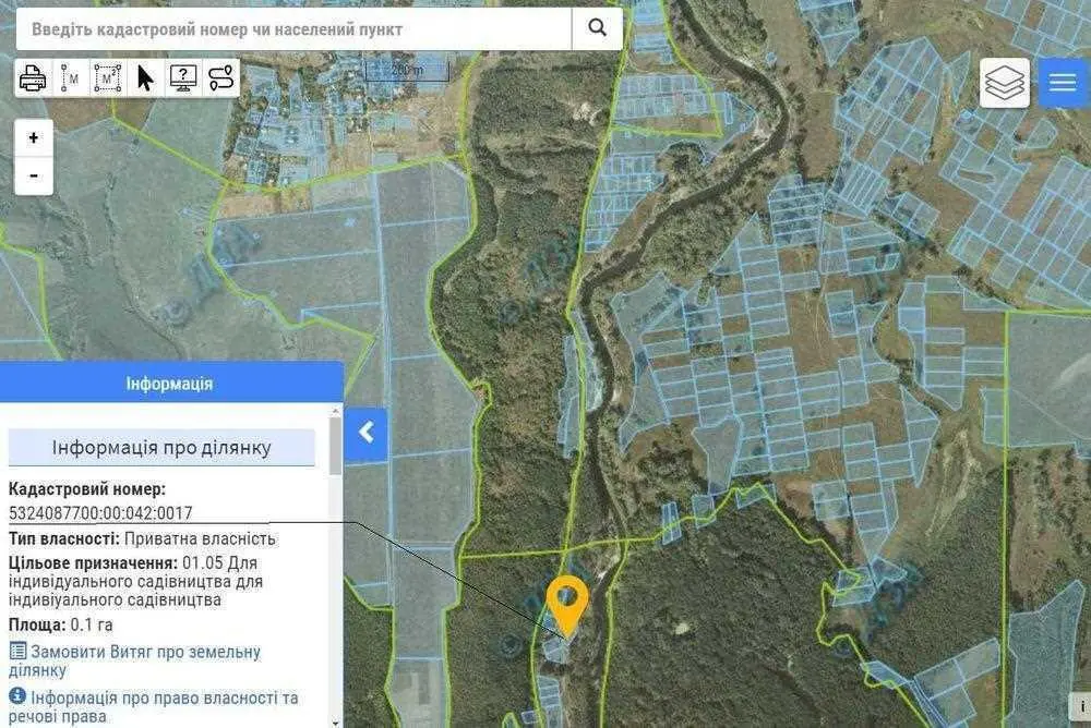 Продаж земельної ділянки в Нижніх Млинах