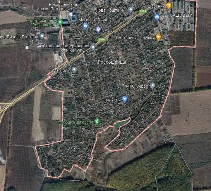 Розсошенці! Земельна ділянка сільськогосподарського використання.