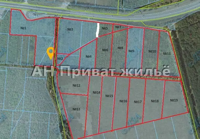 36 га рядом с трассой Киев - Харьков 