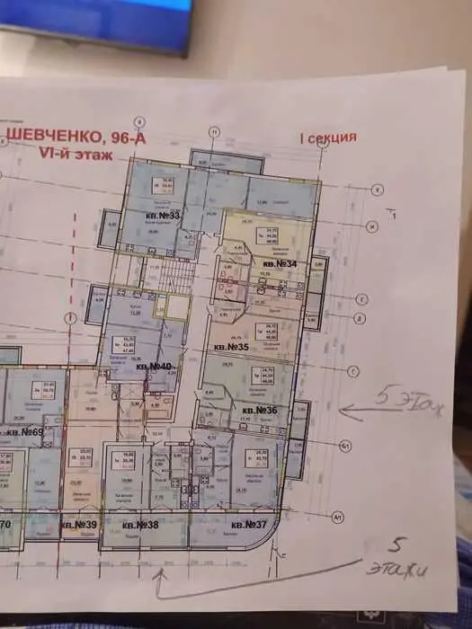 Однокімнатна квартира у новому будинку по вул Ю.Матвійчука