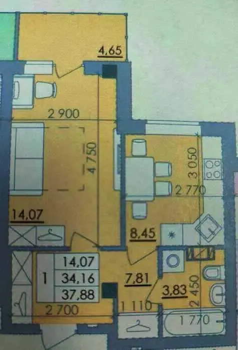 Вигідна ціна, квартира в новому будинку! 