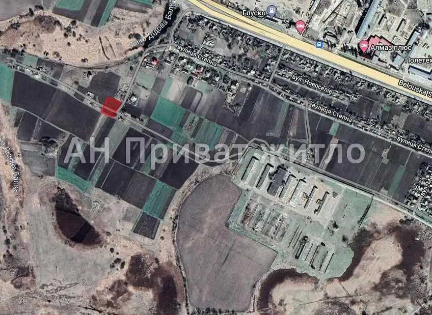 Земельна ділянка під забудову неподалік м. Полтава