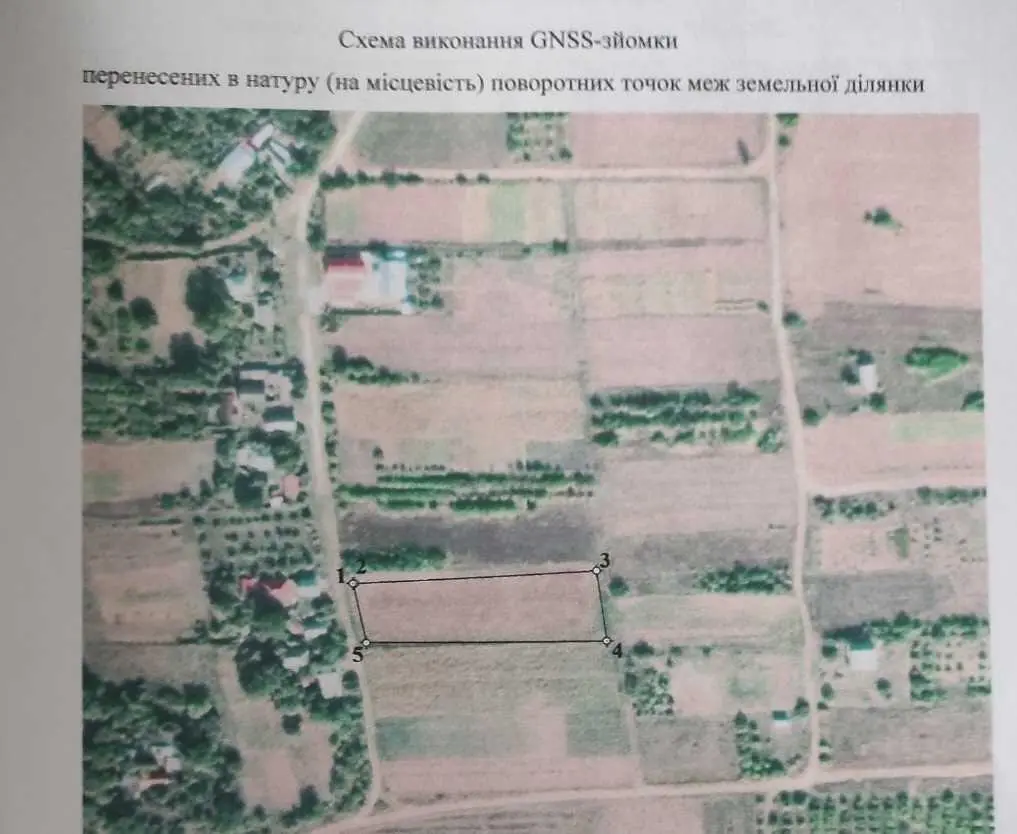 Ділянка для будівництва у с. Мачухи