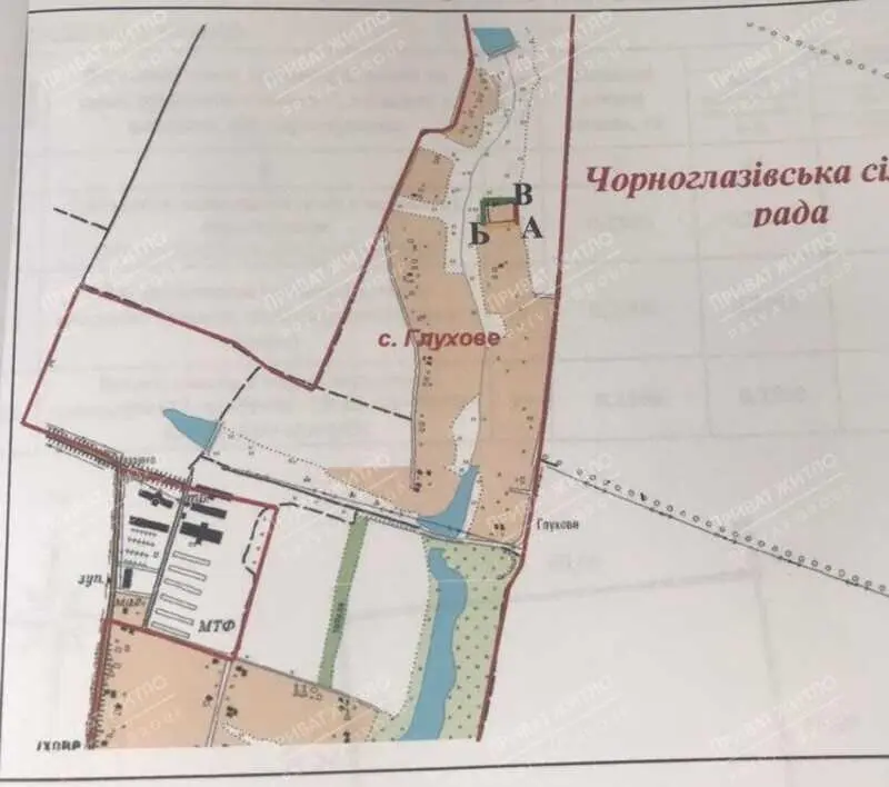 Ділянка під забудову за містом.