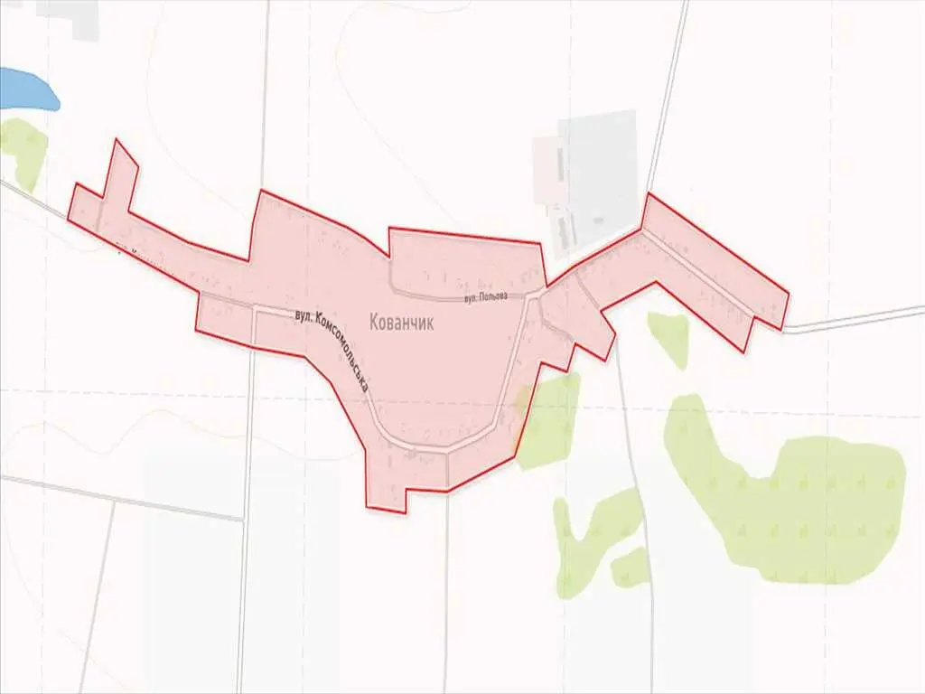 Дві земельні ділянки в Кованчику.