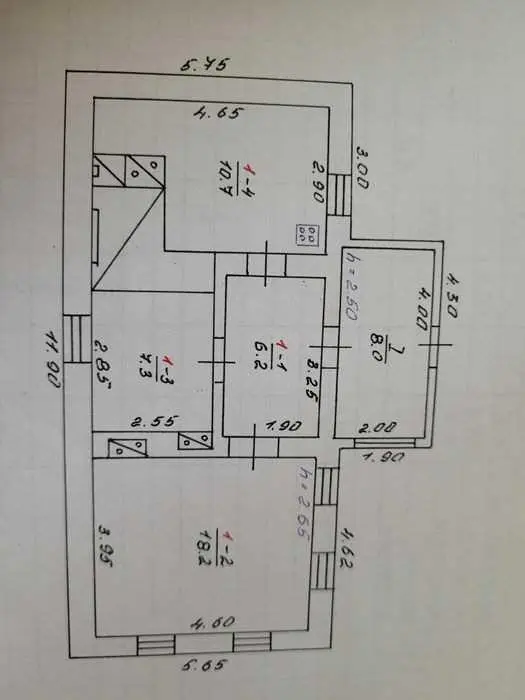 Будинок в с.Старицьківка- 30 км від Полтави.
