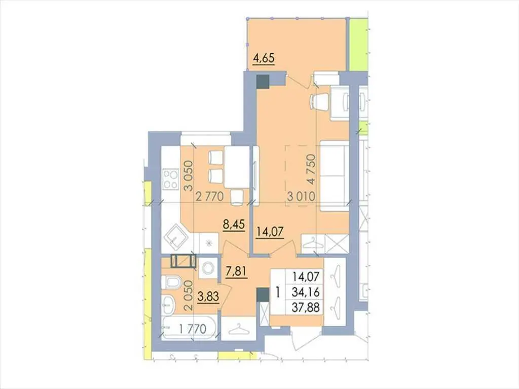 Пелюстковий, перший корпус, супер ціна! 