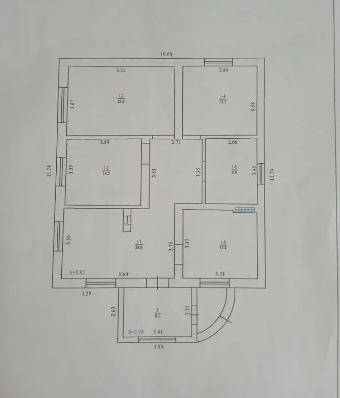 Будинок в центрі Рибців