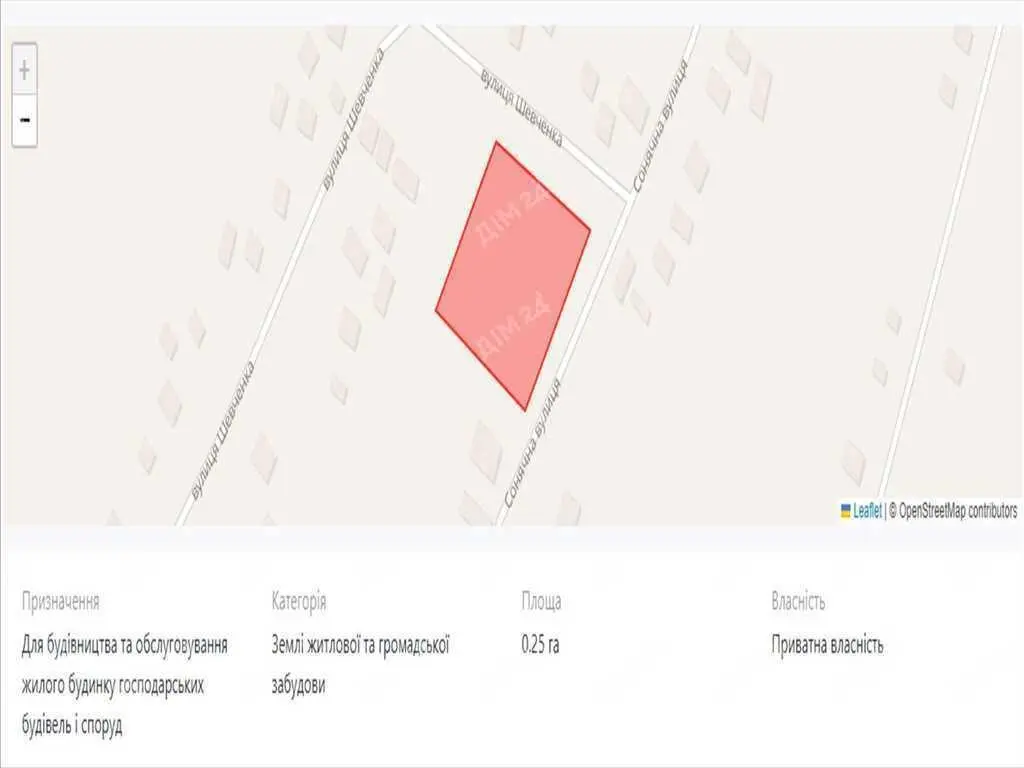 Землі сільськогосподарського призначення в с.Ваці. 