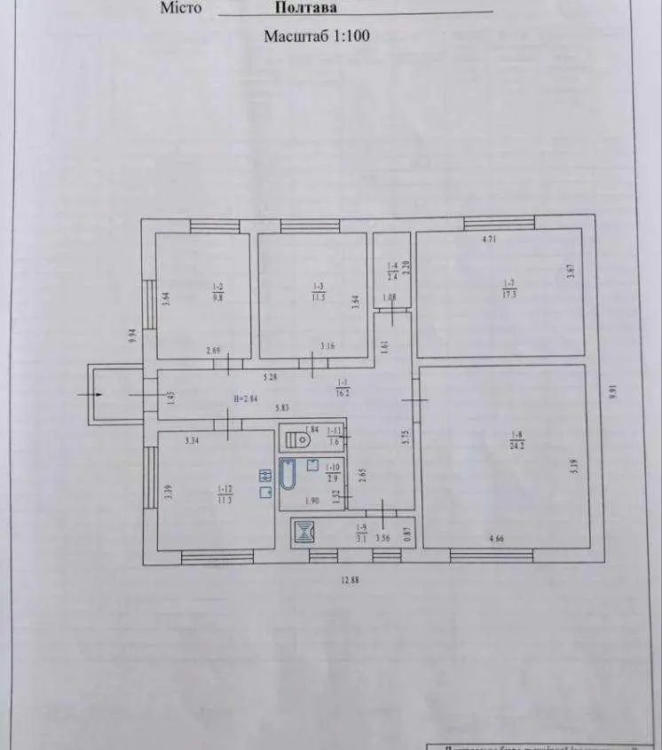 Цегляний будинок на Червоному Шляху