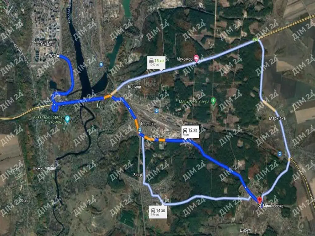 Ділянка в центрі с.Микільське.