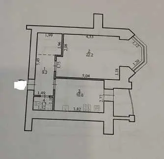Простора квартира в новобудові на Леваді!