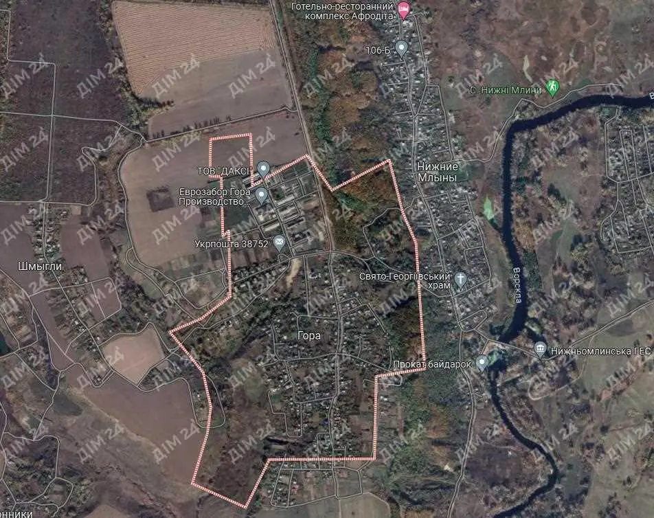 Ідеальна ділянка для будівництва в с.Гора. 