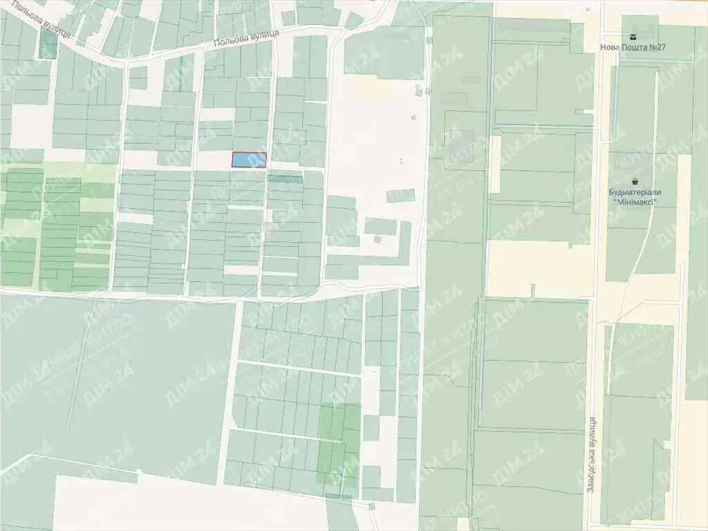 Перспективне місце для будівництва.