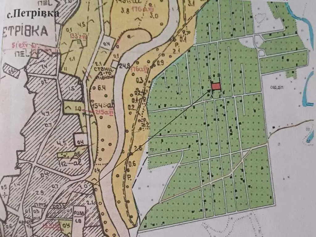 Ділянка в дачному кооперативі, Петрівка