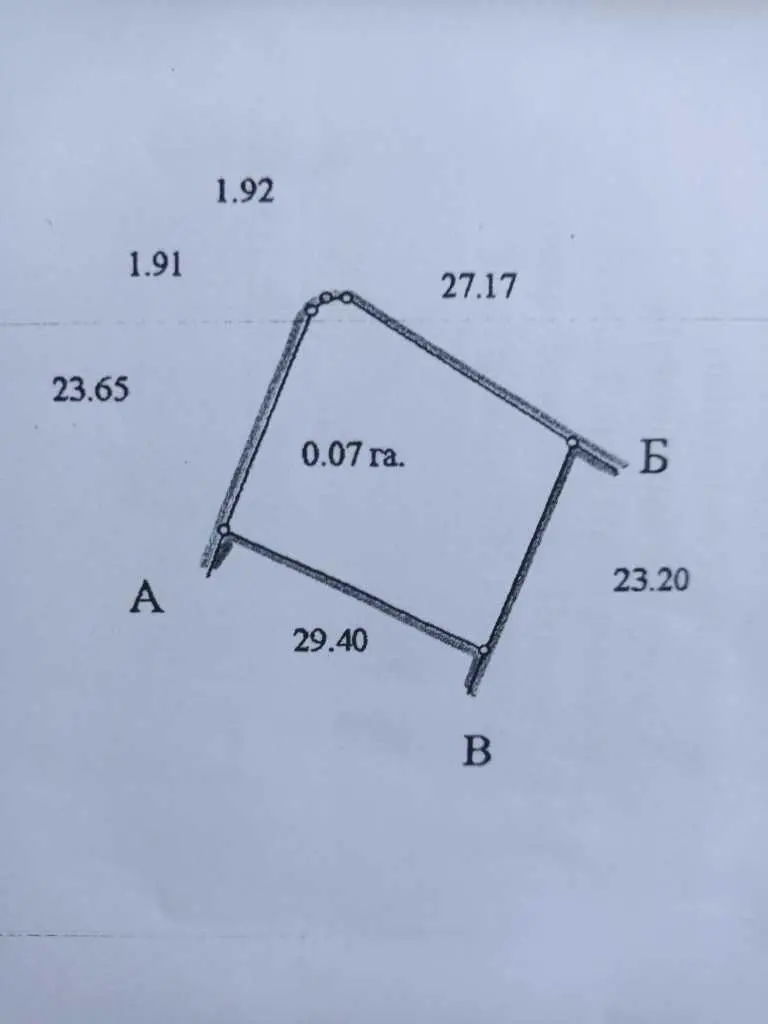 Ділянка в Ватажково