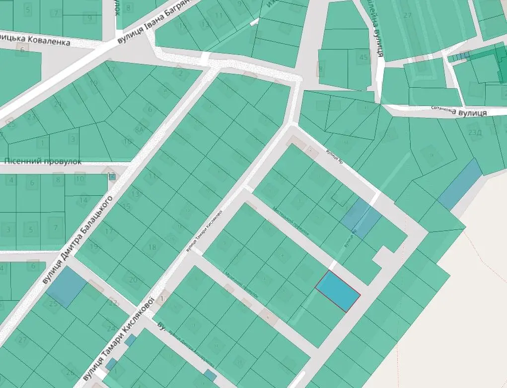 Земельна ділянка під будівництво в Яру, Полтава