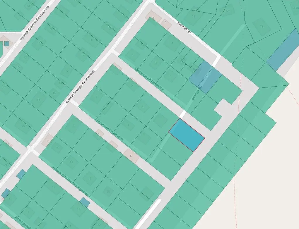 Земельна ділянка під будівництво в Яру, Полтава