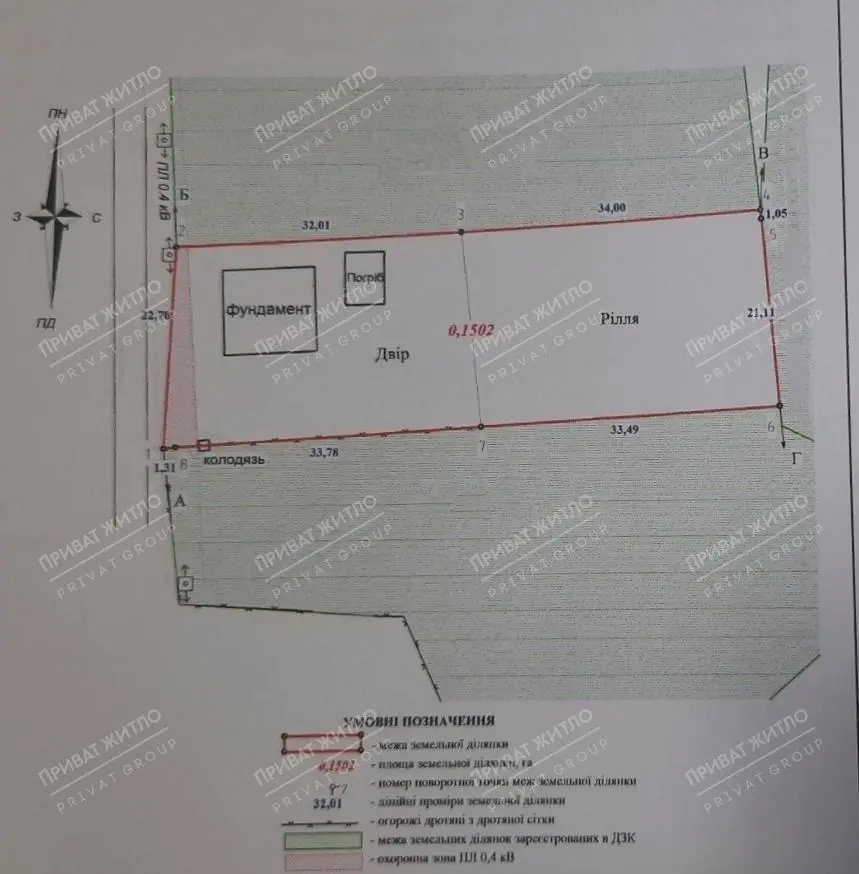 Рівна ділянка в Шостаках