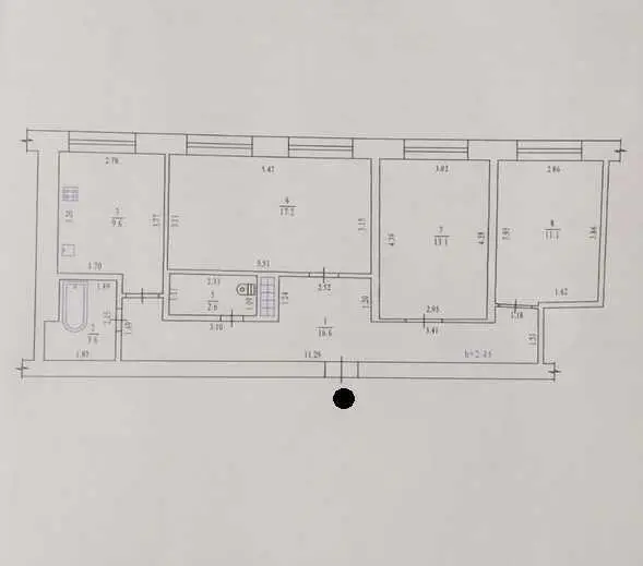 Трикімнатна квартира на Боженка. 
