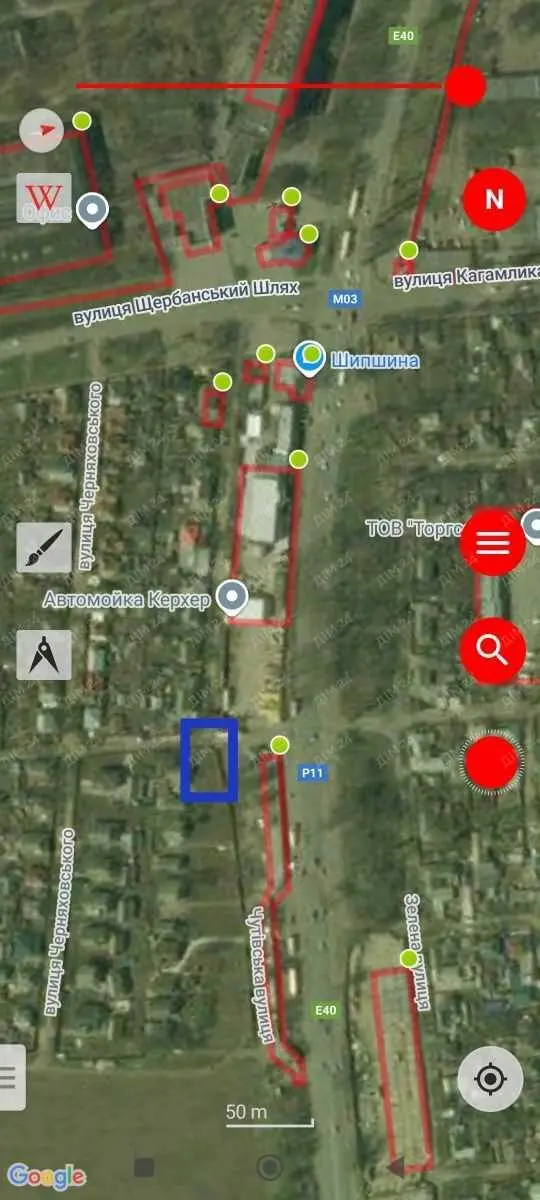 Зімельна ділянка біля траси КиЇв-Харків