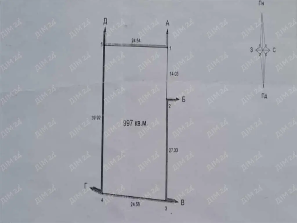 Земельна ділянка на Є. Милорадович