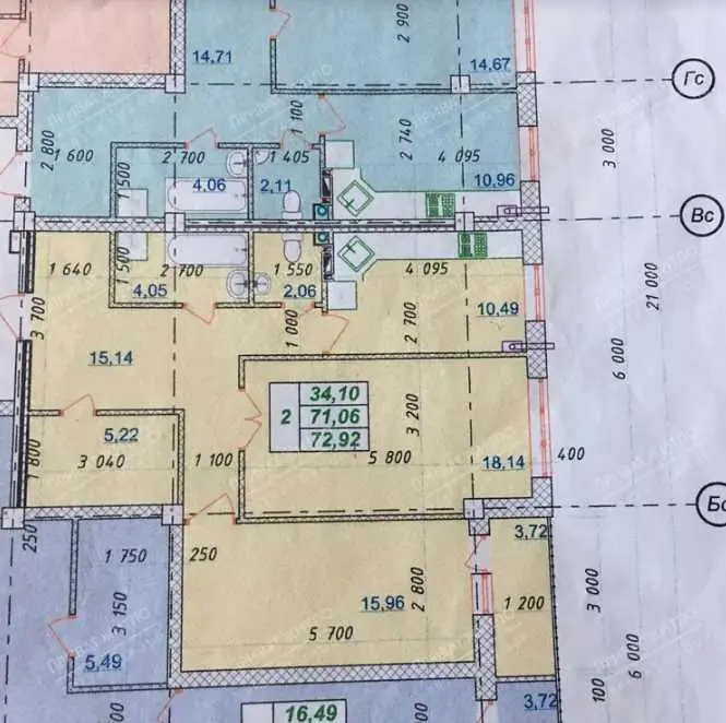 2 кімнатна квартира в ЖК Баронівський