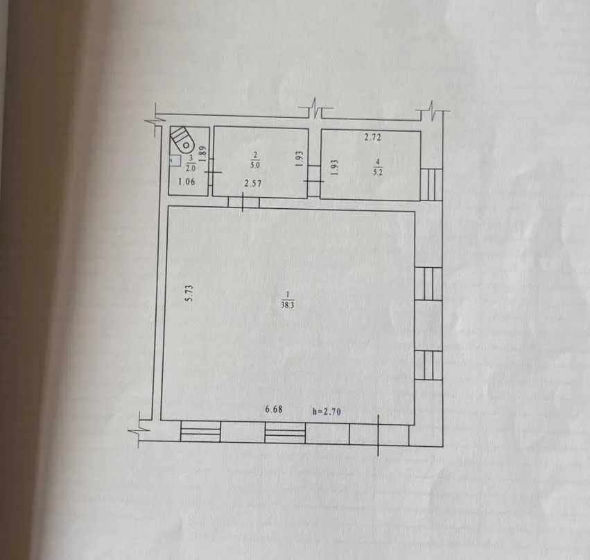 Комерційне приміщення в центрі Полтави (вулиця Чорновола)