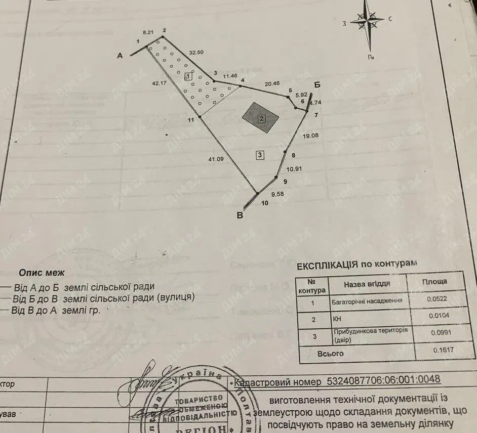 Ділянка для будівництва.