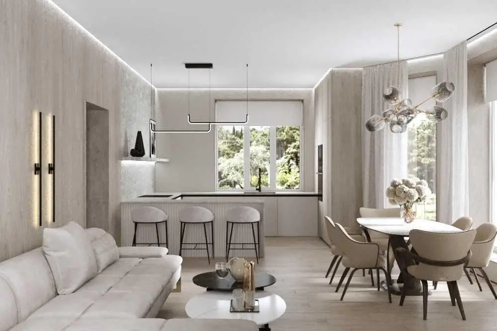 Новий будинок у Верхолах поруч із сосновим лісом