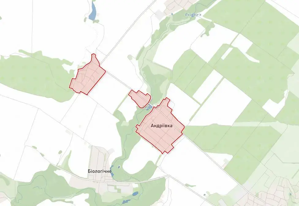 с. Андріївка. Земельна ділянка під забудову.