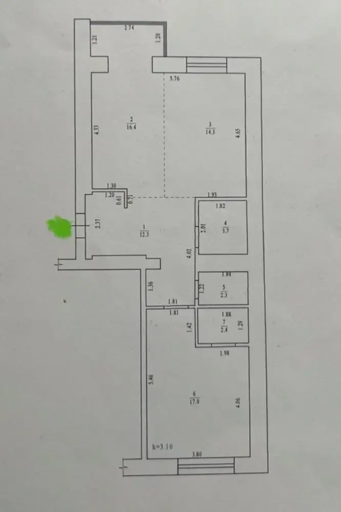Двокімнатна квартира-студія в самому центрі Полтави!